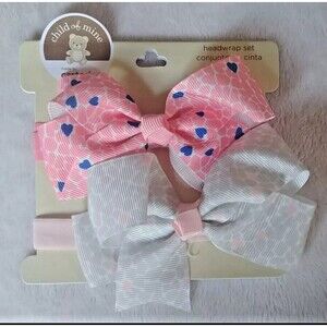 Headbands New Girls Carters Baby bows 2 Pack
